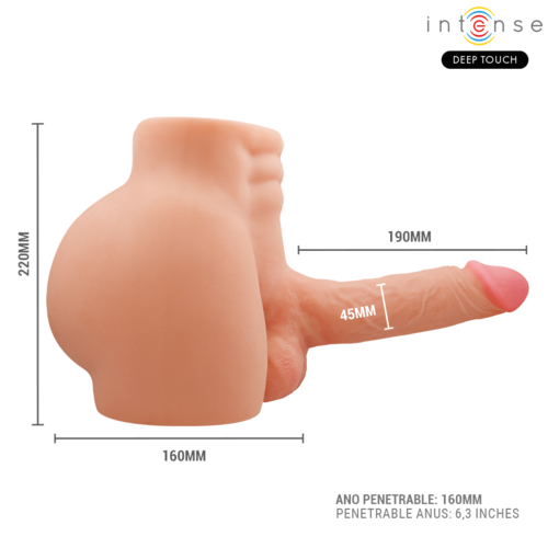 Torso Iperrealistico con pene e ano
