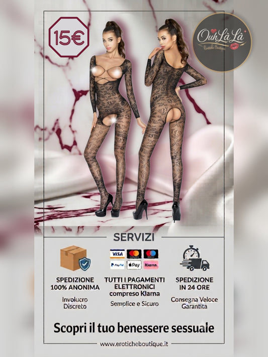 Catsuit con aperture