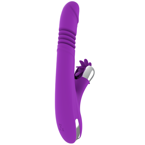 Stimolatore Rabbit con spinta e lingua per il clitoride