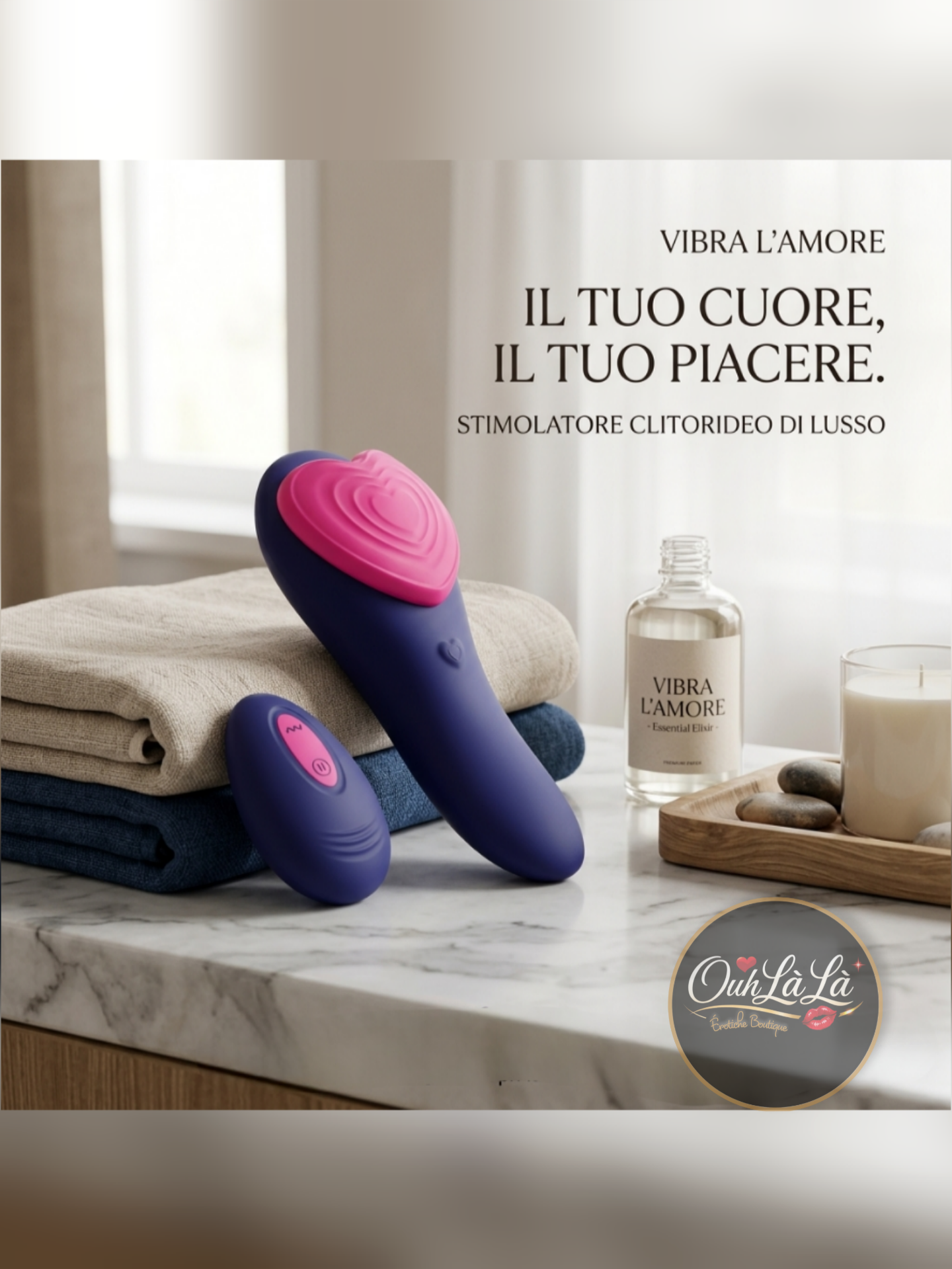 Stimolatore Clitorideo da slip con comando a distanza