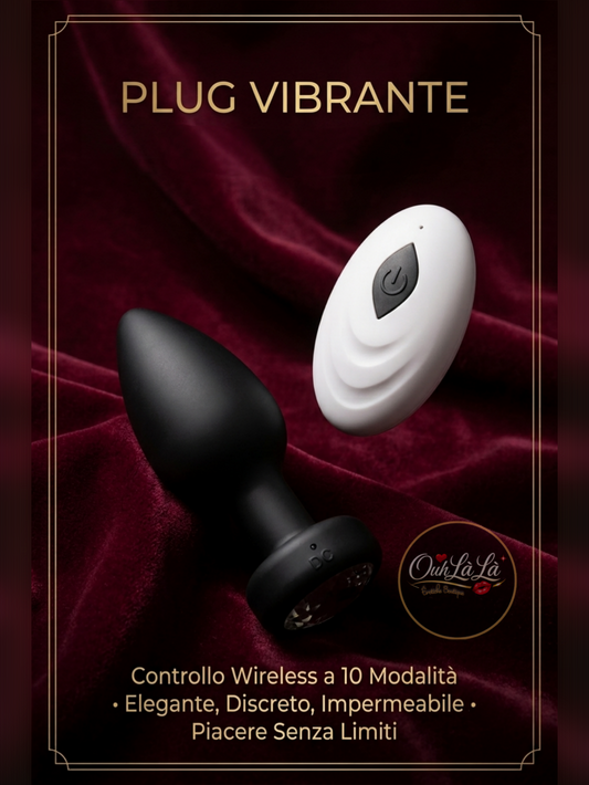 Plug Anale Vibrante con telecomando a distanza