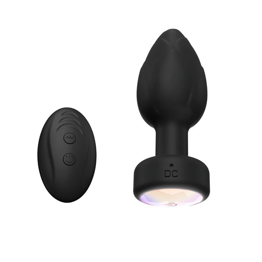 Plug Anale Vibrante con comando a distanza e led multicolor