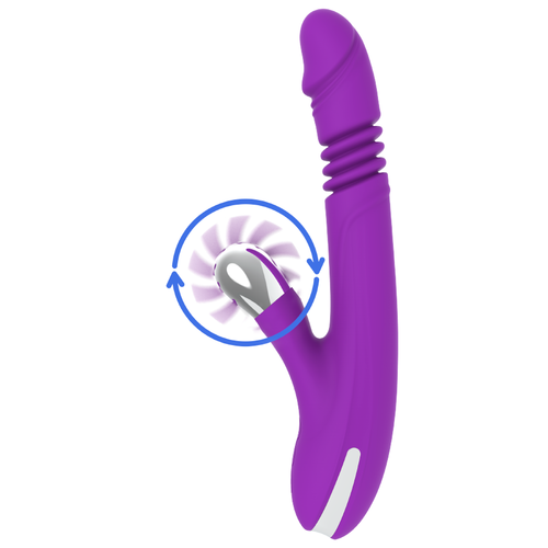 Stimolatore Rabbit con spinta e lingua per il clitoride